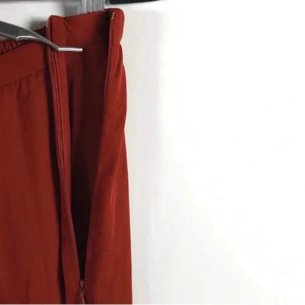 NWT ZARA Wide Leg Flowy Back Elastic Waist Pants Flying FabricCooper 9479/054 XL